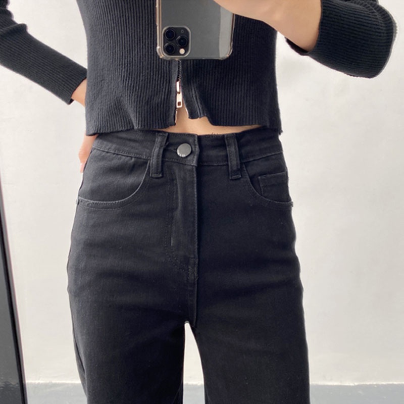 HIGHWAIST COMFORT HW PANTS STRETCH KEKINIAN BARU JEANS WANITA NON ONE SLICE | HIGH WAIST JEANS