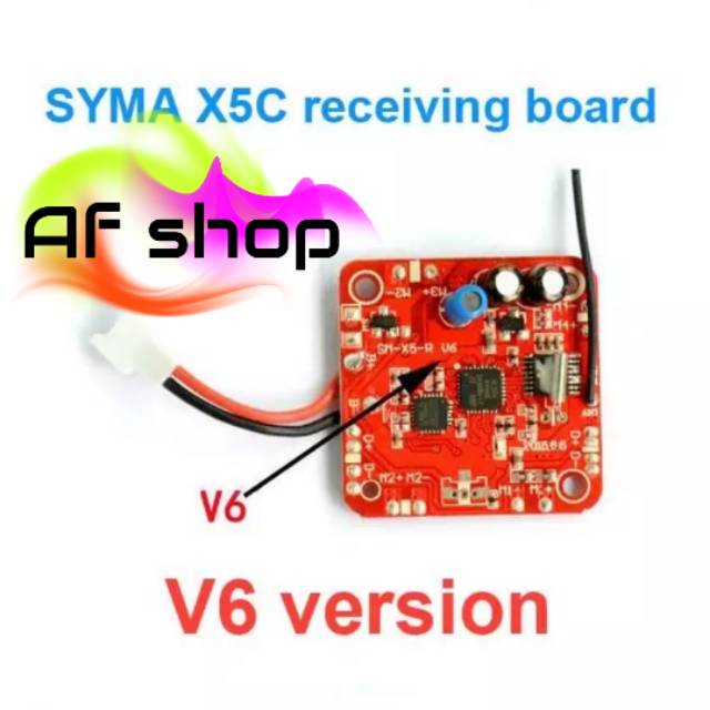 Newest X5C X5 RC RC quadcopter RC drone spare parts V6 2.4G receiver PCB board Main board