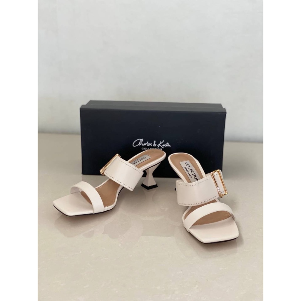 CKS351 CK Buckle Strap Heels