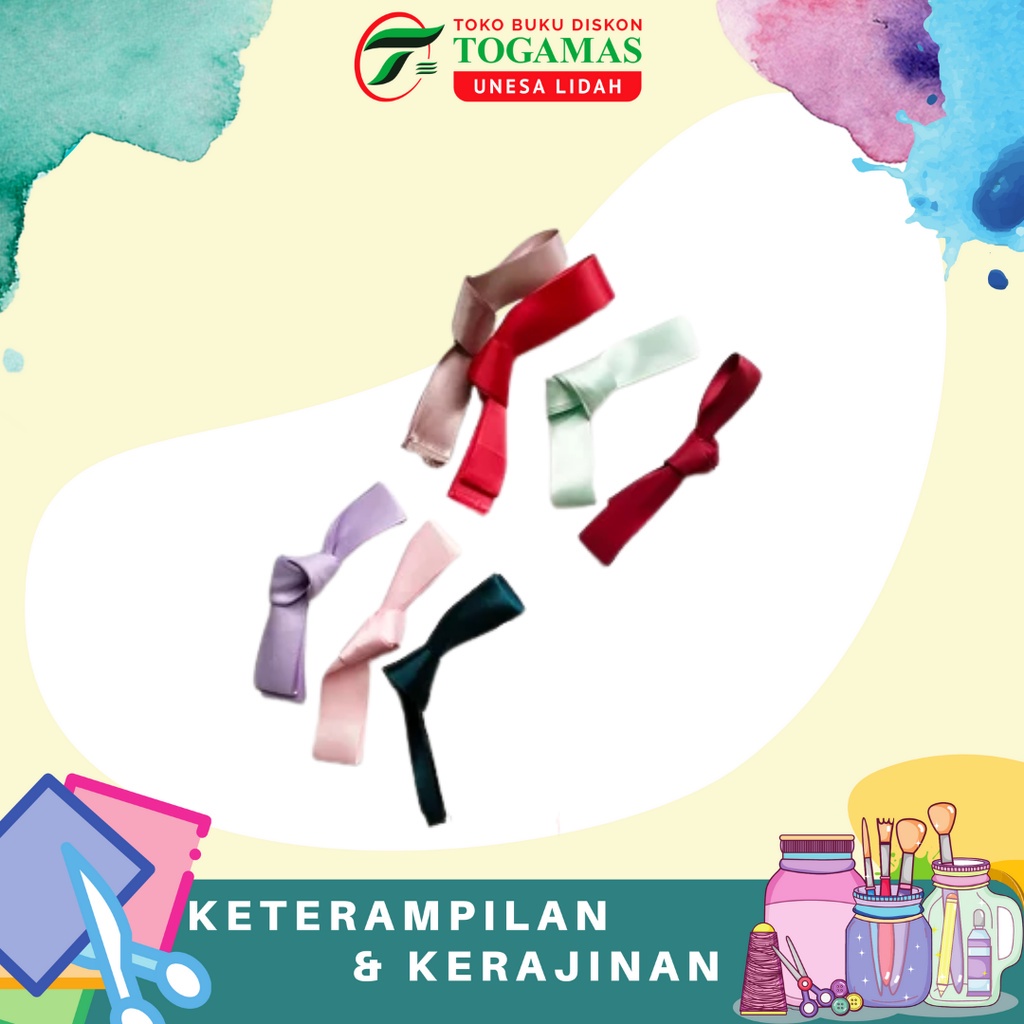 

PITA KAIN POLOS 1/2" WARNA WARNI / READY STOCK