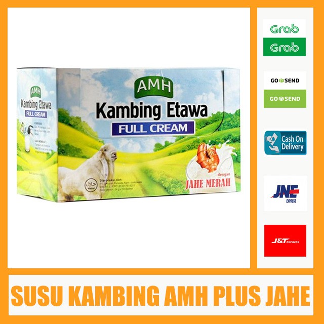 

Susu Kambing Etawa AMH - Rasa Vanilla Jahe Merah - Susu Kambing Etawa