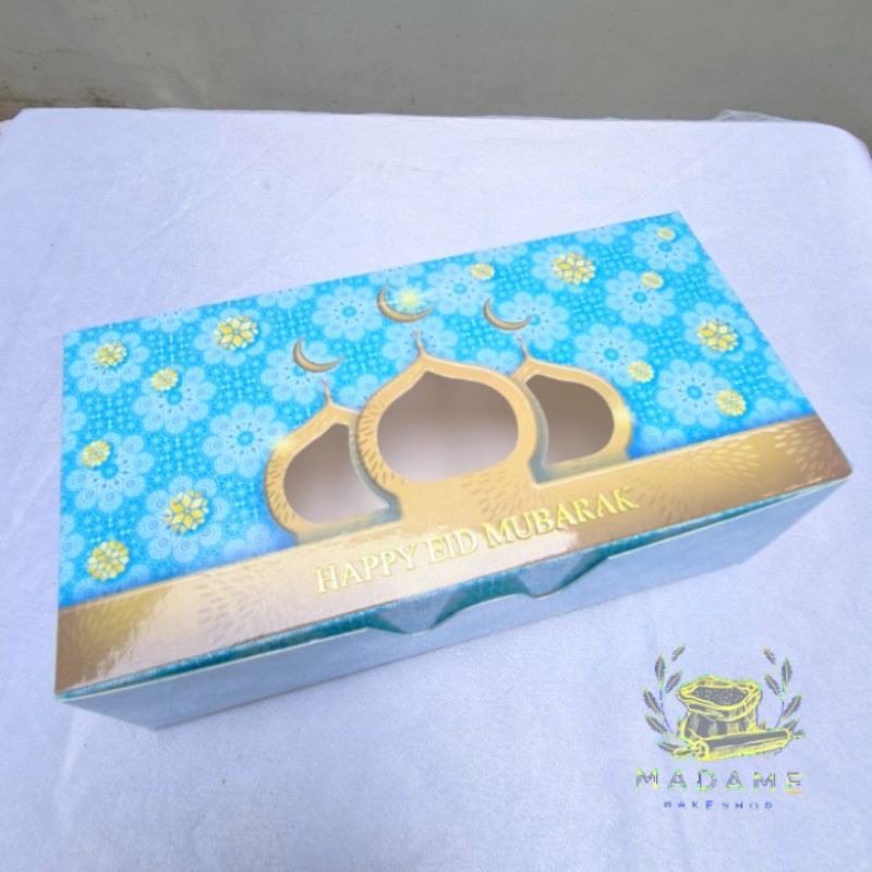 

Box Kue Lebaran / Kotak Kue Idul Fitri (Box Ikram Blue)