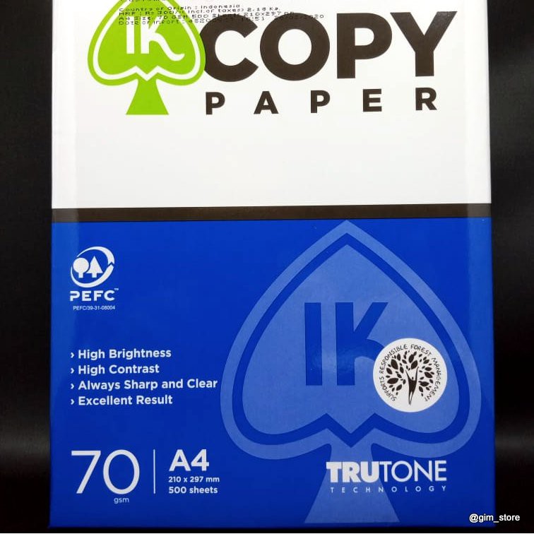 

IK COPY PAPER A4 70GSM