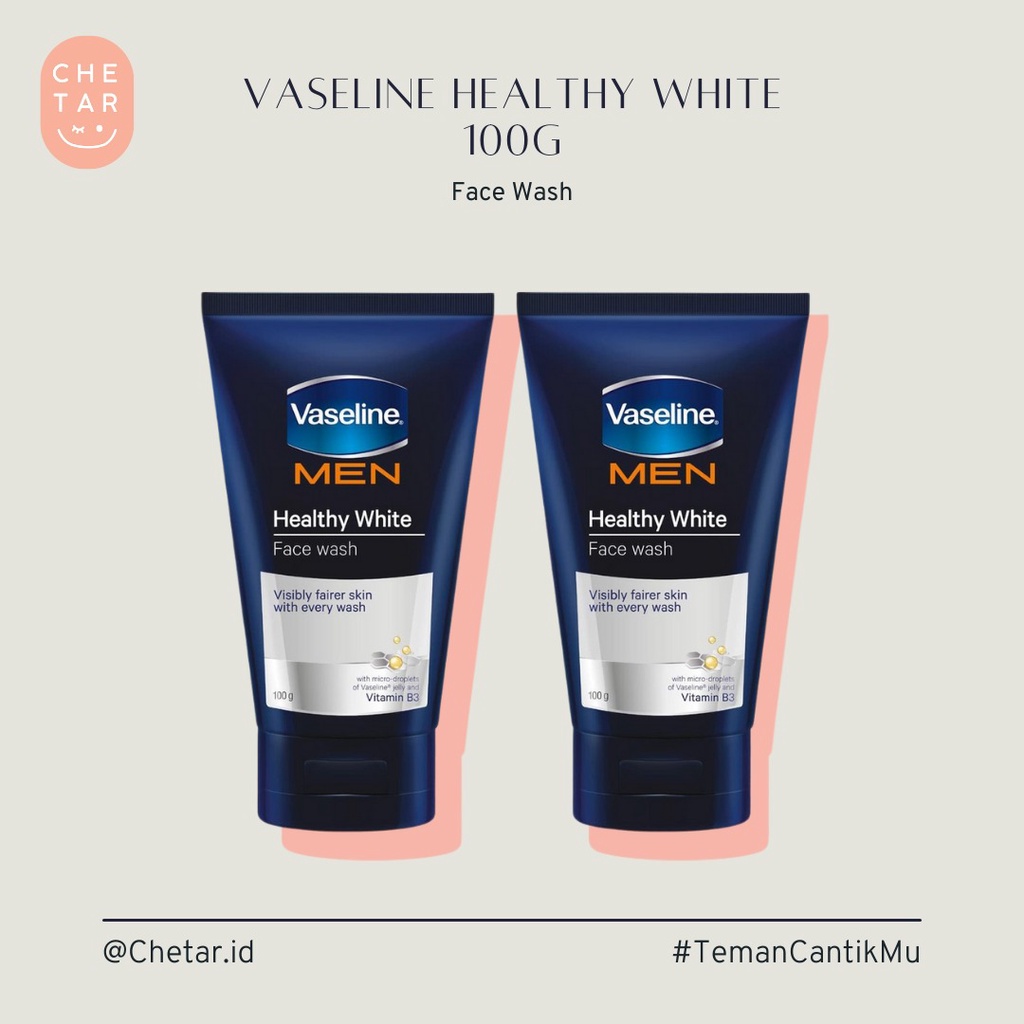 Vaseline Men Face Healthy White Face Wash