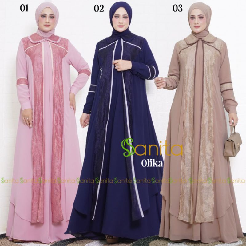 OLIKA DRESS BY SANITA, DRESS PREMIUM ORI