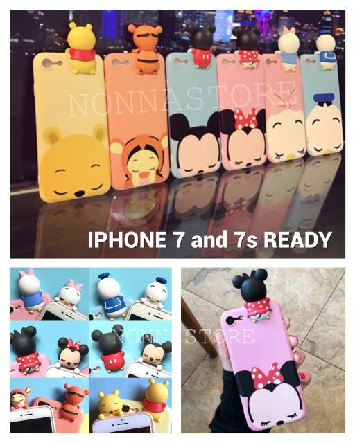 Casing Smartphone Tsum Tsum i Phone - Case HP TsumTsum Iphone untuk 7 ATAU 6+