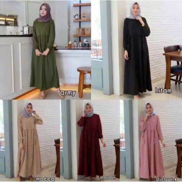 Gamis simple syar'i