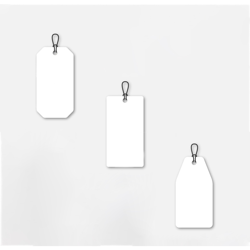 

Hang Tag polos | Tag Ucapan - Uk. 10 x 5 cm