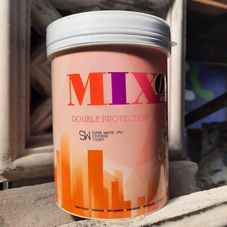 

Cat MixOne 1kg Cat Serbaguna SUPER WHITE PUTIH & CLEAR