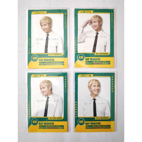 [CEK VARIASI] BTS RM 3rd Muster Player card Mini Photocard PC MPC BANGTAN Namjoon