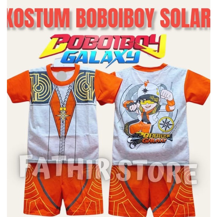 SETELAN KOSTUM ANAK BOBOI SOLAR TERBARU