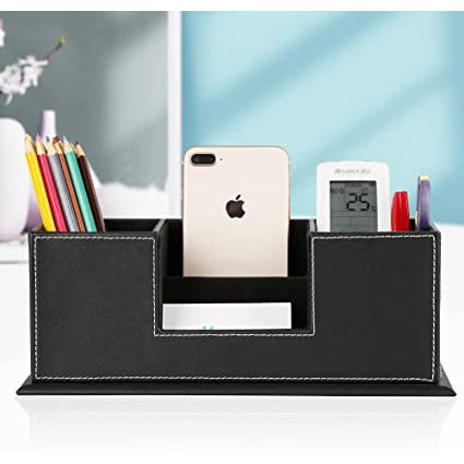 Tempat Remote, HP &amp; Pulpen - Premium Pen Holder Desktop Organizer Kantor