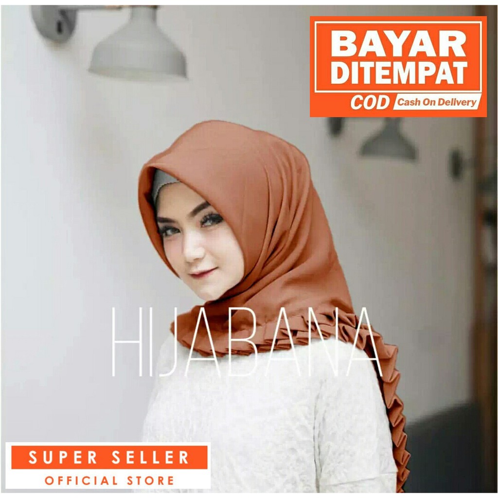 Jilbab Segitiga Instan Kania Rempel Gerigi