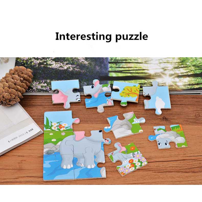 GIJ - -Datgo Mainan Anak Cartoon Puzzle Children Toy