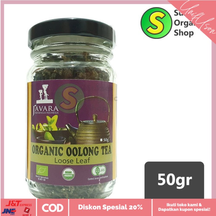 

⭐COD⭐ Teh Oolong Organik/Organic Oolong Tea | Javara | 50gr
