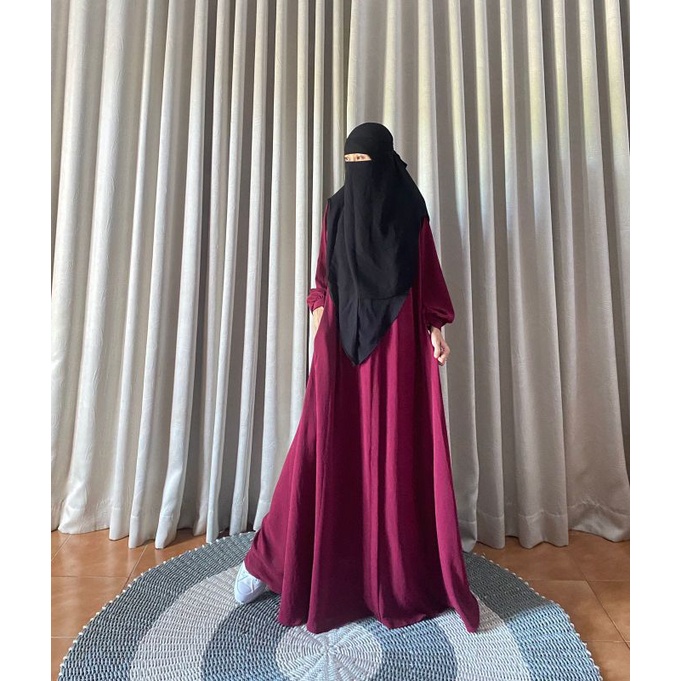 ANNA ABAYA || Abaya CEY CRINKLE || Abaya bigsize PB 140 cm