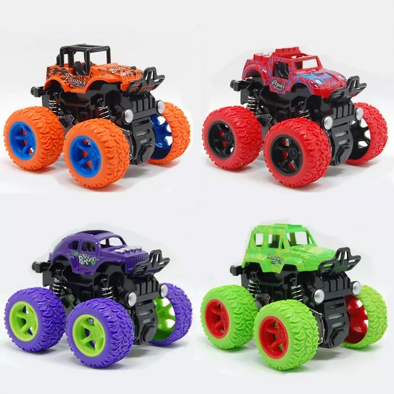 Mainan Mobil Mobilan Monster Zap Mobil Jip Off Road 4 Drive Inertial Bigfoot Truck Power