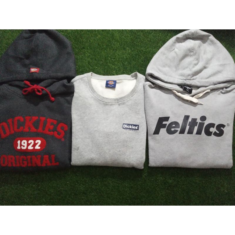 SECONDBRAND ORIGINAL HOODIE DICKIES / CREWNECK DICKIES / HOODIE FELTICS