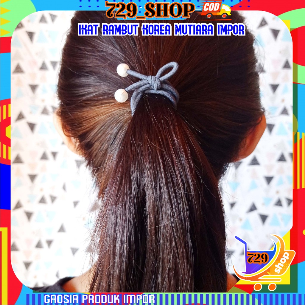 Ikat Rambut Korea Elastis Import Best Seller