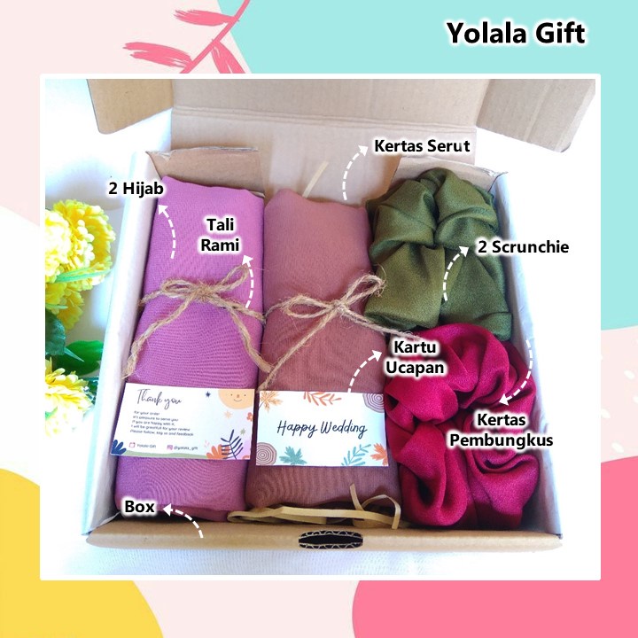 

Gift Box / Kado Ulang Tahun Murah / Hampers Murah / Hampers Hijab Murah / Set Hadiah & Hampers