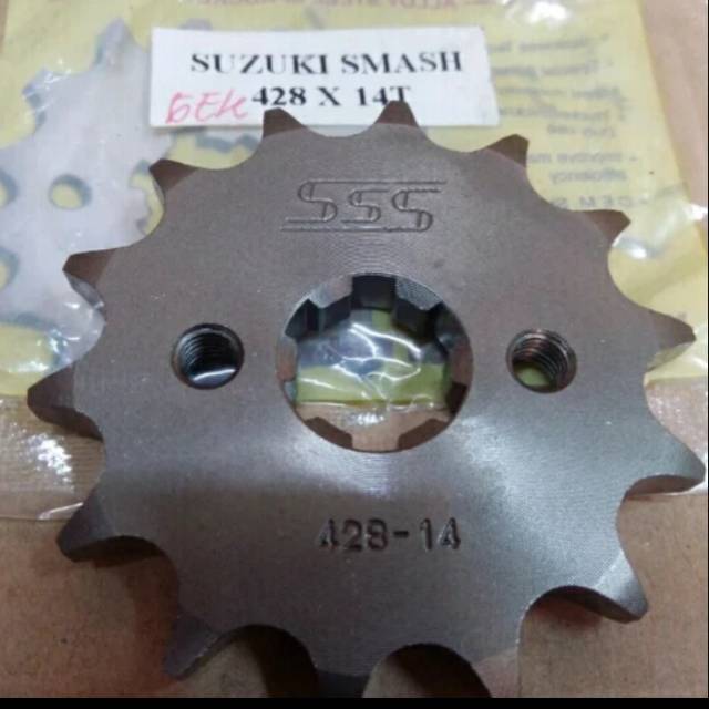 gir gear depan smash supra karisma grand ukuran 14 428 SSS