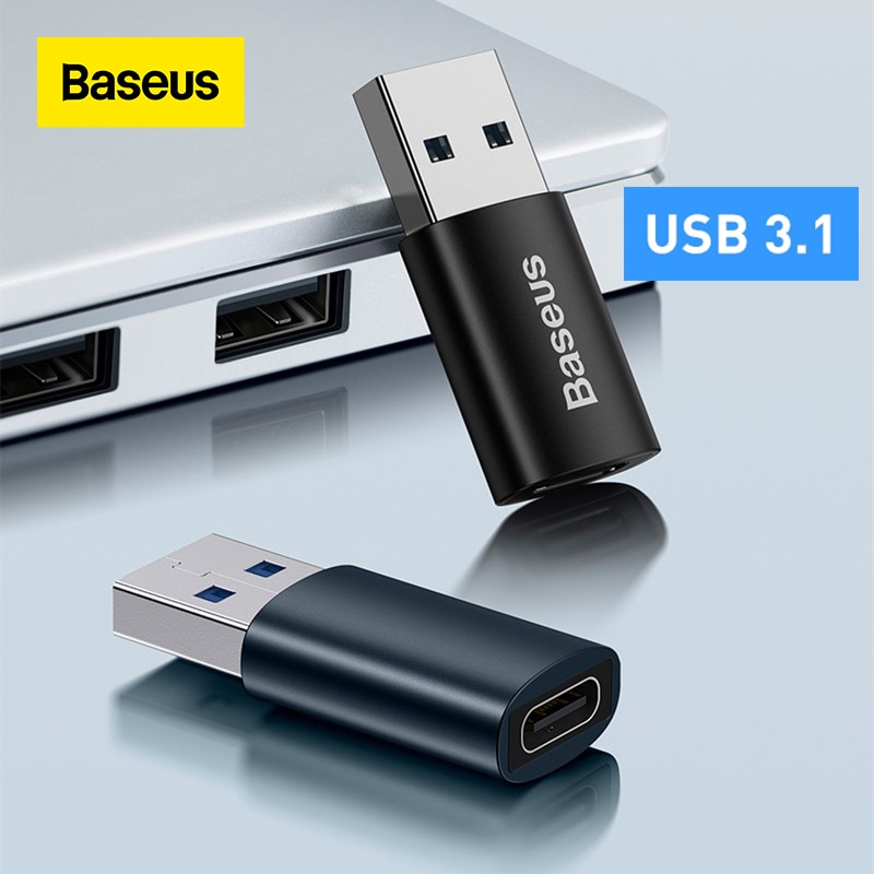 Jual Baseus Adapter Konverter Konektor Otg Usb Tipe C Male Ke Micro Usb Tipe C Female Shopee 9002