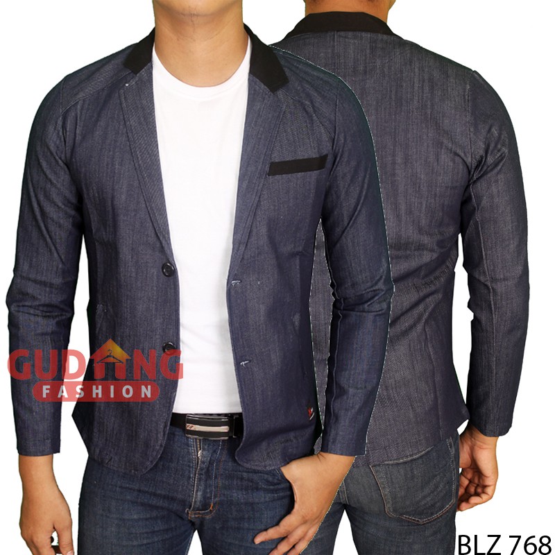 Blazer Pria - Jeans Semi Fornal (COMB)