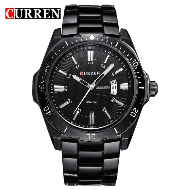 

Jam Tangan Pria CURREN Men'S Quartz Watch Top Brand Fashion Men Army Sports Simulation Casual