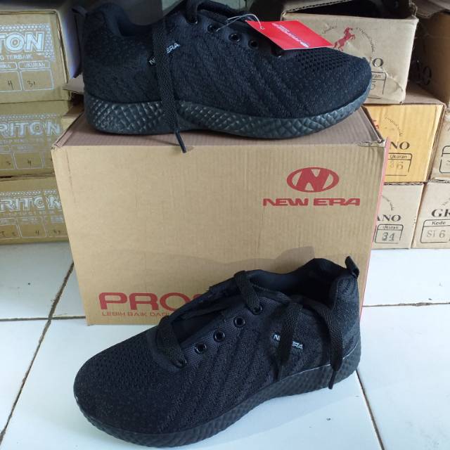 SEPATU NEW ERA GIDEON SEPATU NEW ERA TALI SEPATU NEW ERA HITAM TALI SEPATU SEKOLAH HITAM TALI MURAH