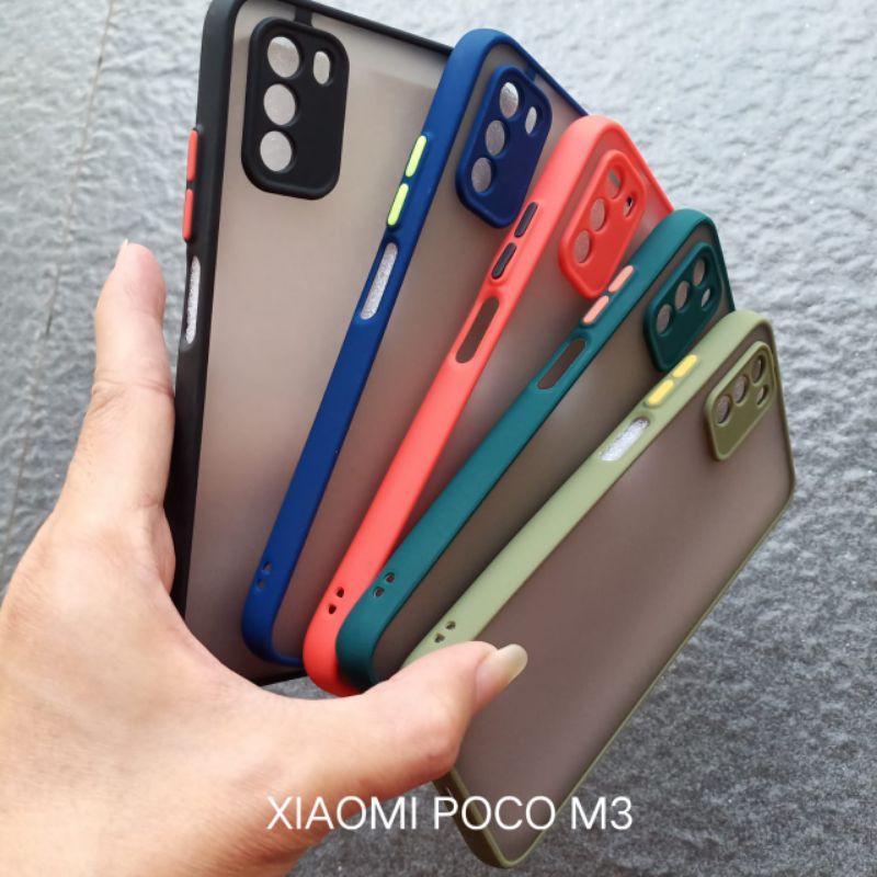 Case Xiaomi Pocophone M3 . Poco M3 ( 3 model ) soft softcase softshell silikon cover casing kesing housing