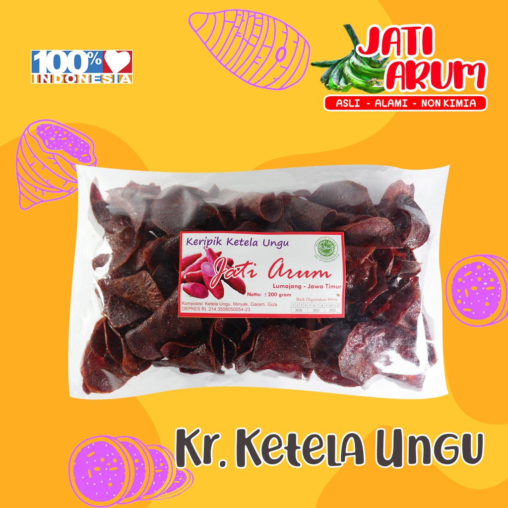 

Keripik Ketela Ungu JATI ARUM