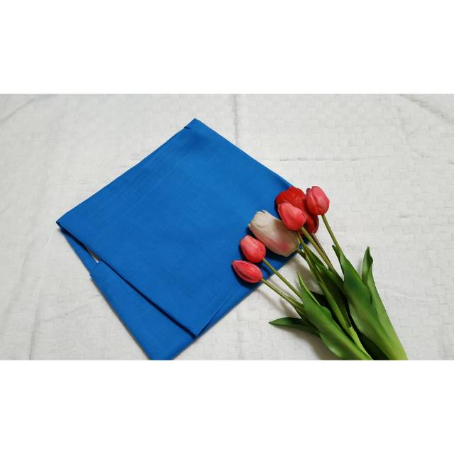 Jilbab Umama saudia syari ukuran 140x140 Warna biru