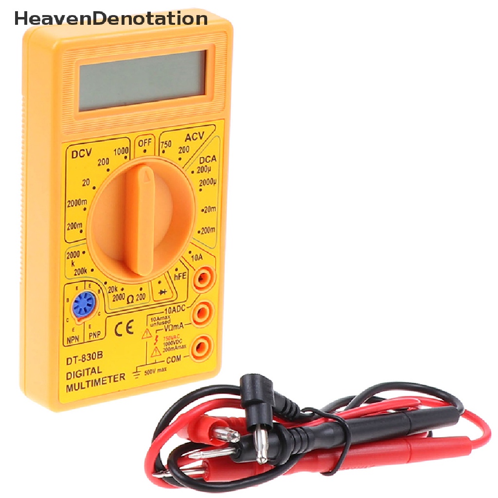 [HeavenDenotation] DT-830B LCD display digital multimeter ac/dc 750/1000v amp volt ohm tester