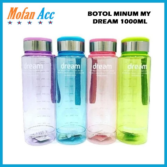 [product] Botol Minum My Dream 1000Ml My Bottle Dream Infused Water 1 Liter 54htgt