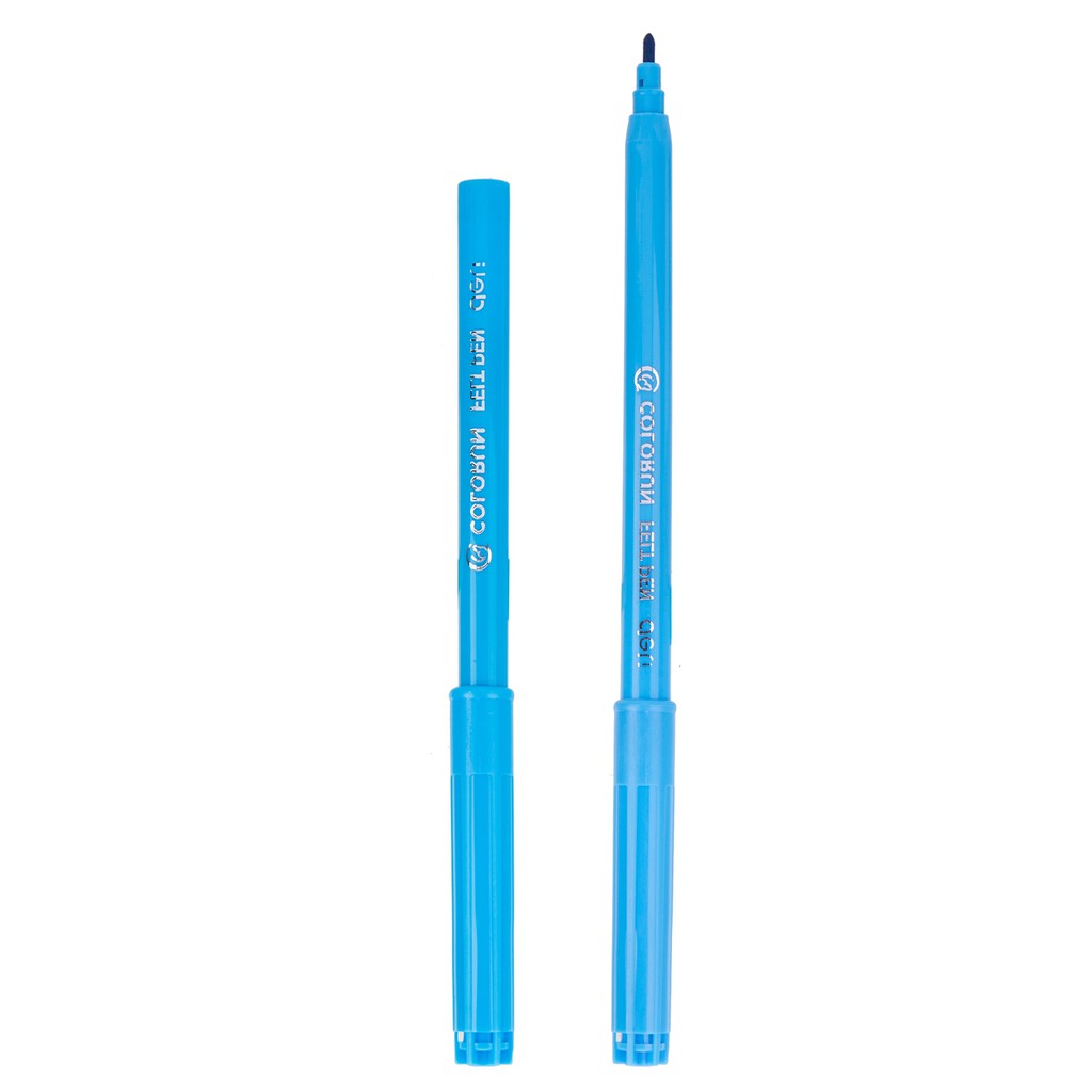 HAPPY TIME DELI SPIDOL WARNA EC100 ISI 12/18/24 WARNA FELT PEN 1.0mm ALAT TULIS KANTOR SEKOLAH