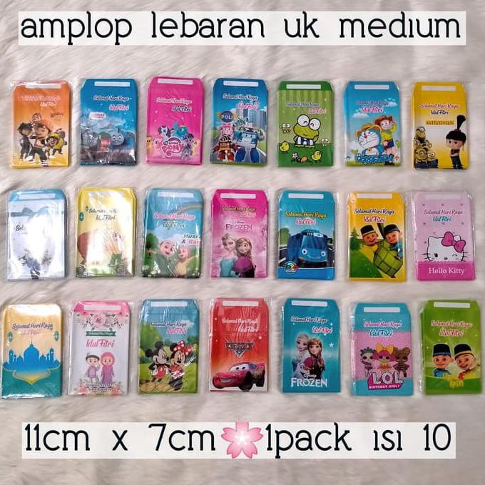 

Buruan Serbu Amplop Lebaran Ampau Karakter Ukuran 7 X 10