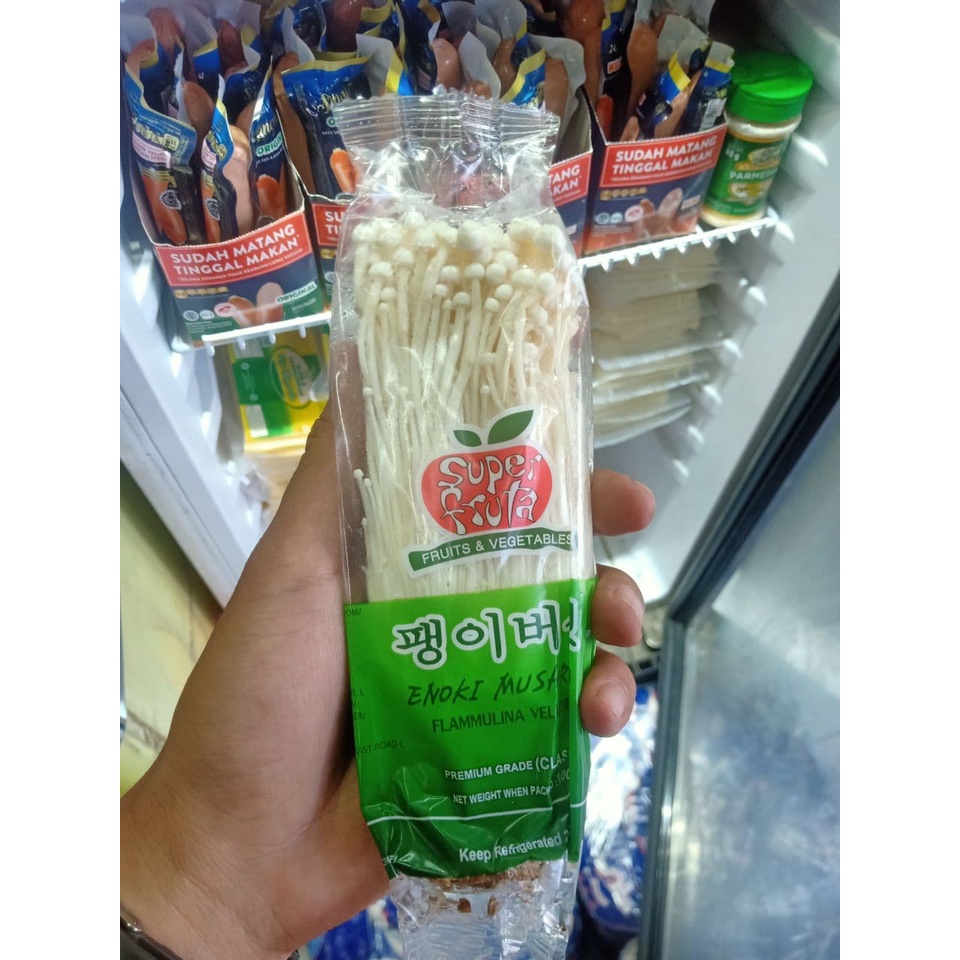 

ENOKI MUSHROM JAMUR JEPANG - SAYURAN SEGAR PURWAKARTA