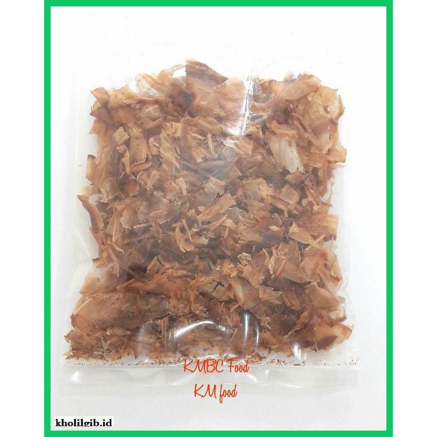

Makanan-Kering- Katsuobusi - Ikan Cakalang Asap 25 Gram -Aneka.