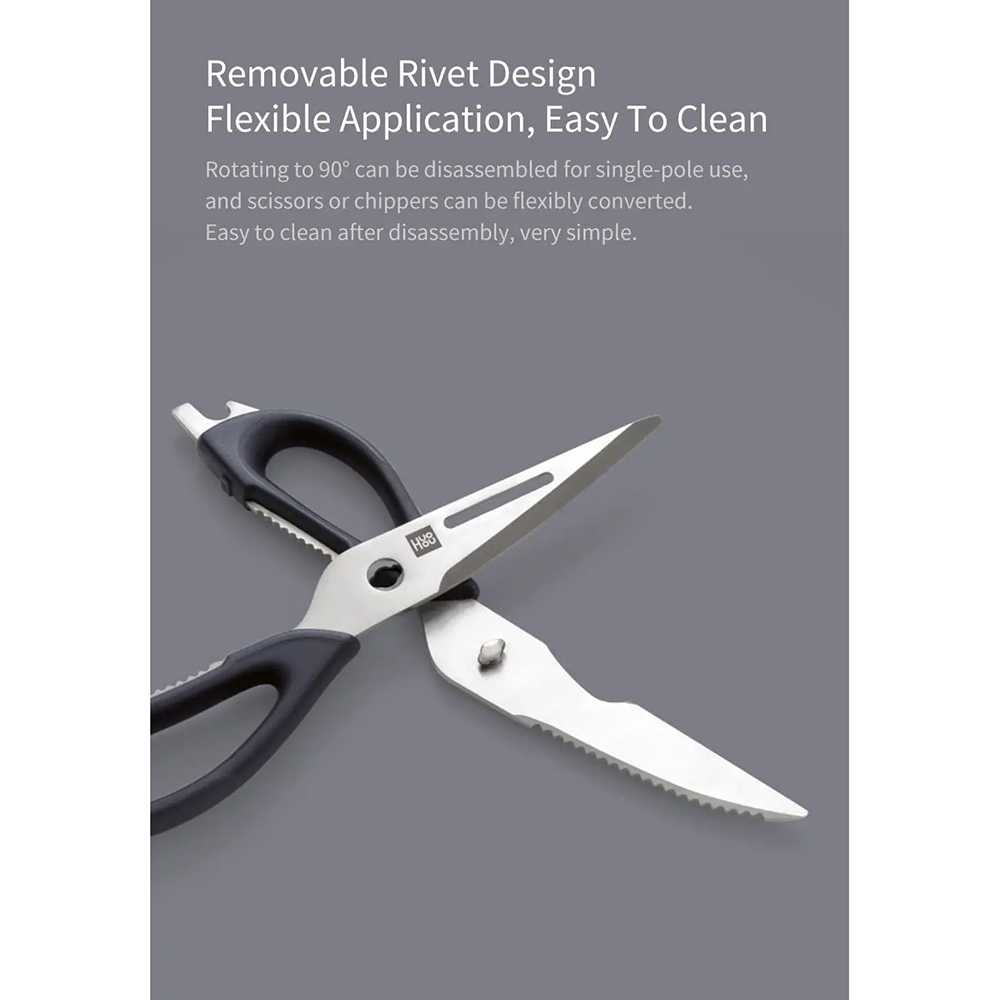 Huohou Gunting Dapur Multifunctional Detachable Scissors - HU0062