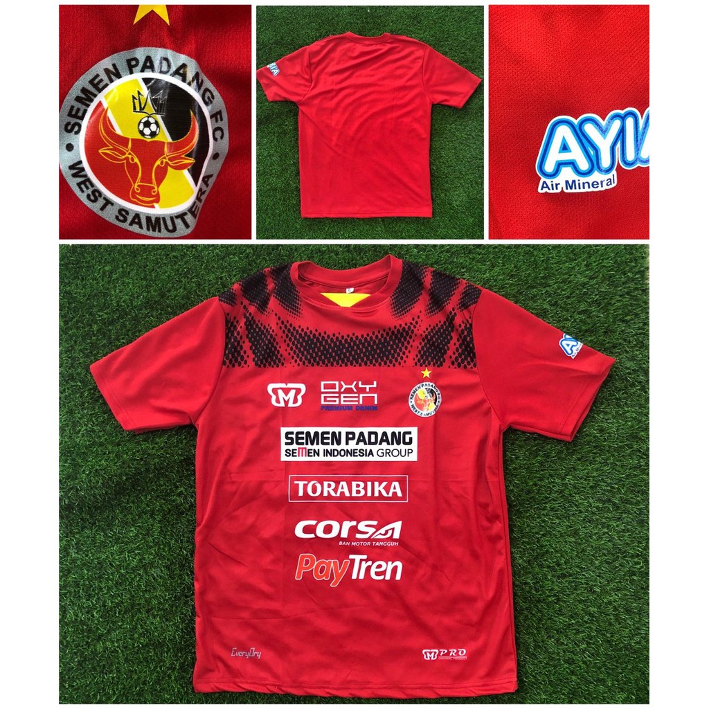 Dijual MERAH jersey semen padang home grade ori liga 1 2018 2019 Murah