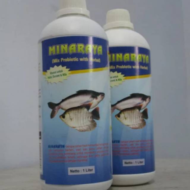 Minaraya ikan 1 liter untuk Nila-Gurame-Kakap-Patin