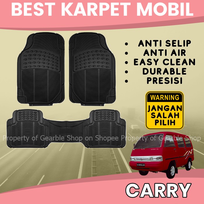 KARPET MOBIL CARRY ALAS LANTAI MOBIL CARRY KARPET CARRY CERI KARPET DASAR MOBIL UNIVERSAL ANTI AIR