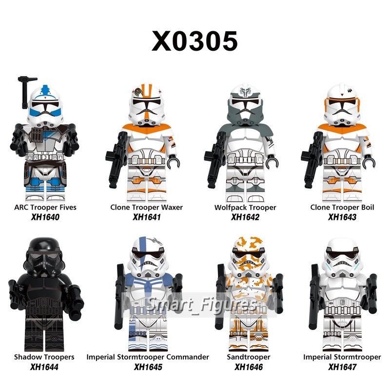 Troopers X0305 Mainan Mini Figure Star Wars Untuk Hadiah Anak