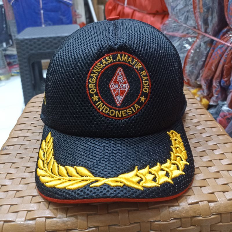 Topi ORARI + Bordir Nama Callsign