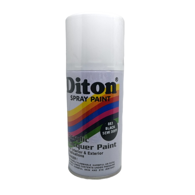 Pilok Pilox DITON HITAM SEMI DOFF BLACK SEMI DOFF 883 300ml Cat Semprot Pylox