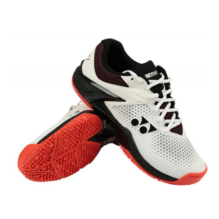 Sepatu Tenis Tennis Yonex Eclipsion 2 CL White Orange Size 45 Original
