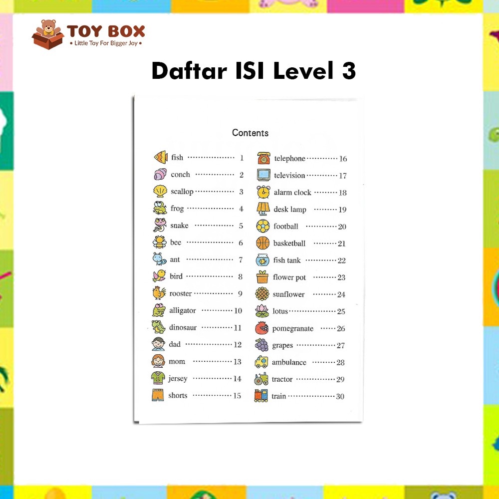 IK6 Buku Edukasi Anak Mewarnai / Menggambar - Drawing Colouring Book Belajar Hewan Sayur Buah