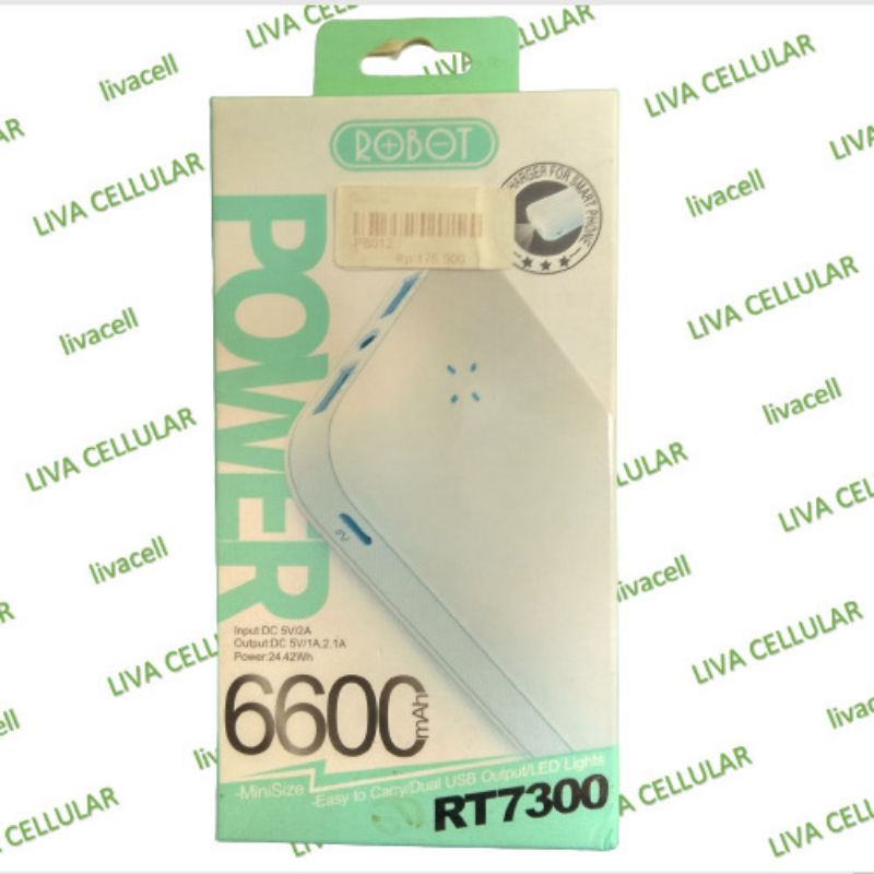 Robot RT7300 Flame retardent Shell power bank