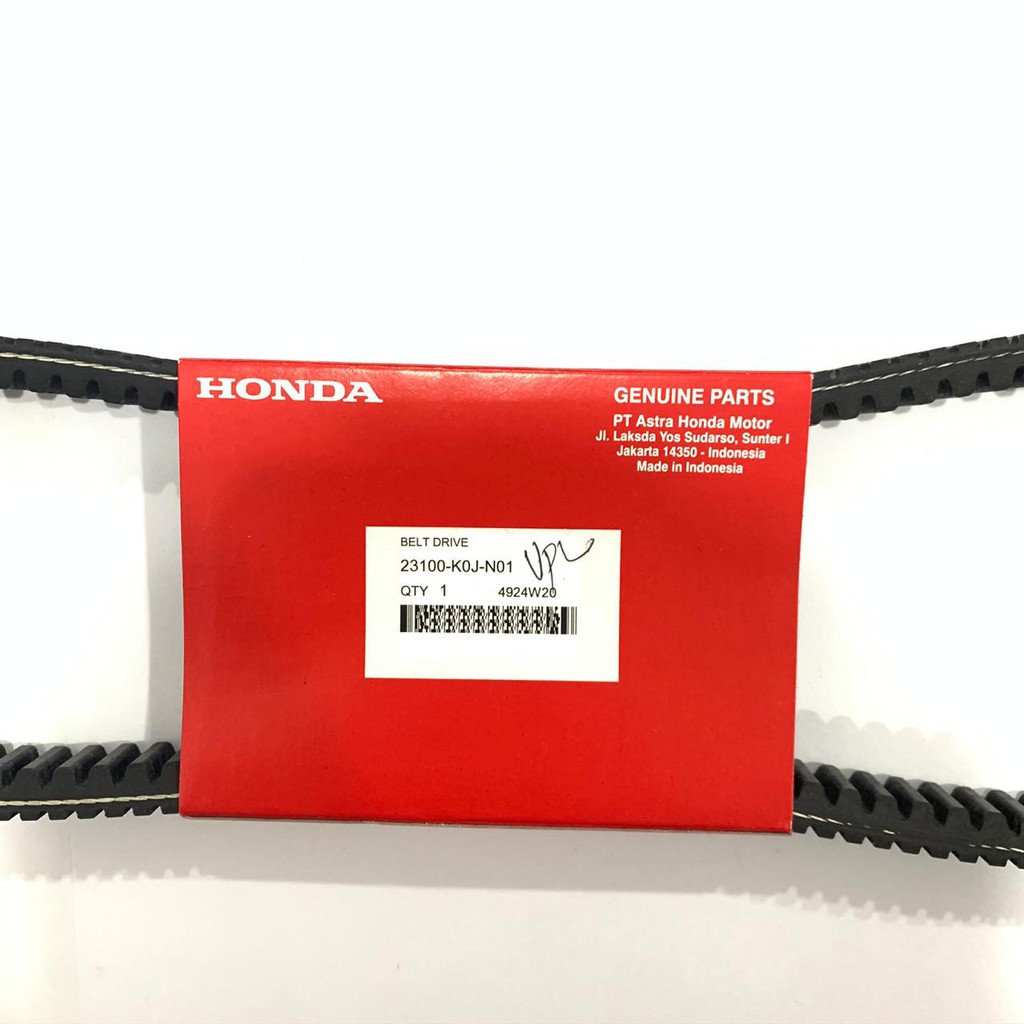 VANBELT ONLY TANPA ROLLER GENIO ORIGINAL HONDA K0J