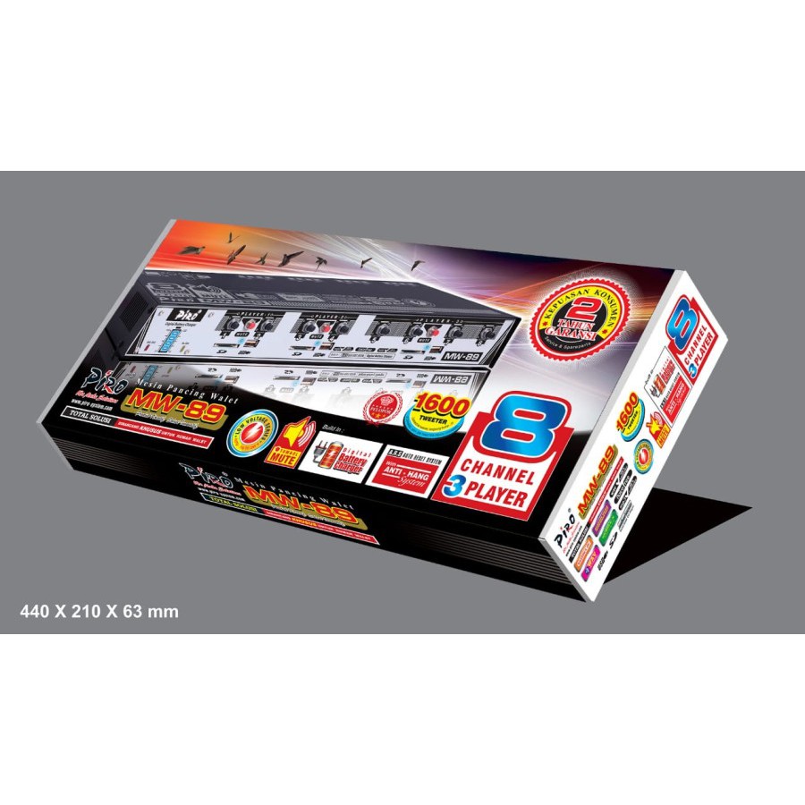 Mesin Ampli Audio Panggil Walet Piro MW-89 / mesin walet /ampli walet / audio walet / pancing walet 